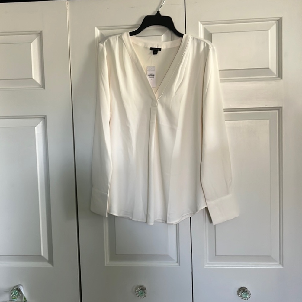 Ann Taylor cream blouse